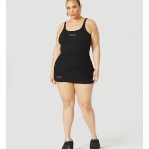 Brandon Blackwood Studio Ribbed Cropped Tank and Shorts- set Size XS/Small